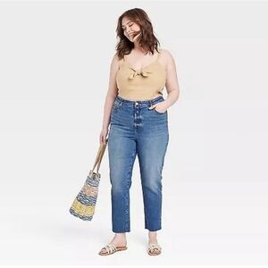 Women's High-Rise 90's Slim Jeans - Universal Thread Medium Wash 24